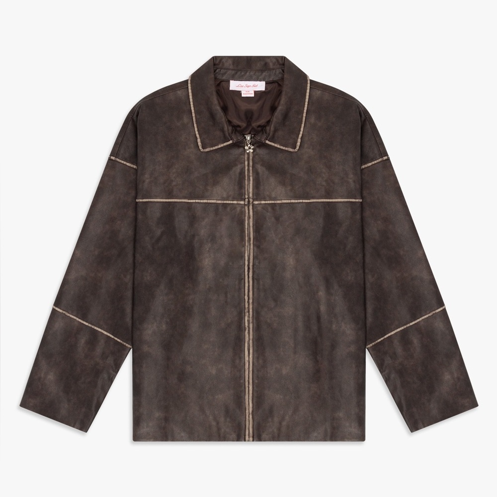 Lisa Says Gah! Macey Leather Jacket NWT